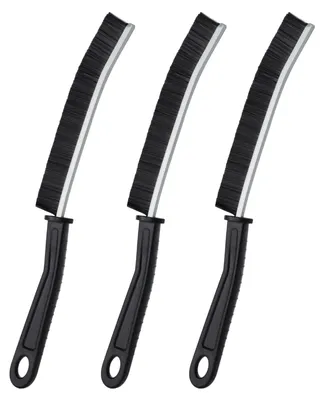 3er-Set Spaltreinigungsbürsten für Bad, Küche & Fenster