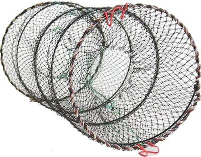 Produktbild von Faltbare Köderfischreuse 60x30 cm Aalreuse Krebsreuse Fischreuse (Reuse 60x30)