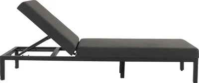 Produktbild von HARTMAN Eva Loungeliege, sooty, Sunbrella, 195 x 70 x 45 cm, Rückenlehne verstellbar, hohe Liegefläche