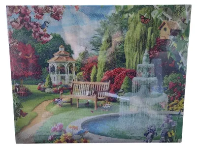 Produktbild von Diamond Painting Gartenparadies 50 x 40 cm