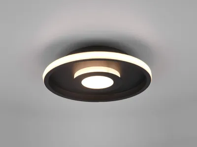 Produktbild von Trio LED Deckenleuchte ASCARI Ø 30cm Schwarz matt