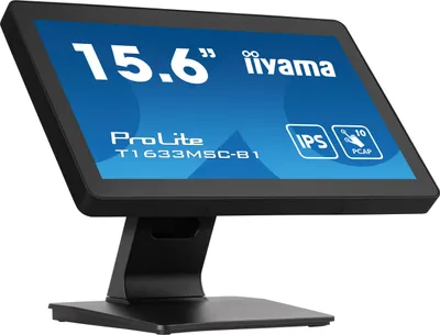 Produktbild von iiyama ProLite T1633MSC-B1 Computerbildschirm 39,6 cm (15.6") 1920 x 1080 Pixel Full HD LCD Touchscreen Schwarz