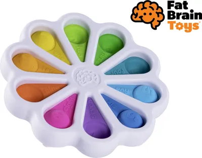A Fat Brain Toy Co. Dimpl Digits toy is shown on a white background.