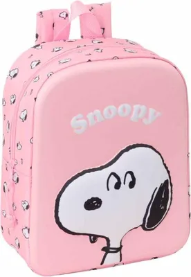 Produktbild von Safta 622544011 Snoopy 3d Mini 6l 32x43x14 Cm Rucksack Rosa  Rosa One Size