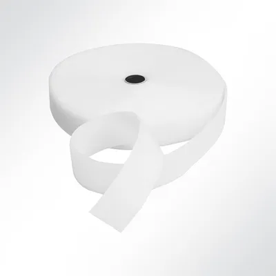 Produktbild von Lysel® Klettband zum Nähen weiß Flauschband Breite 25mm VE 21 Meter
