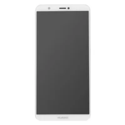 Produktbild von Display für Huawei P Smart LCD + Rahmen Weiß Touch Bildschirm