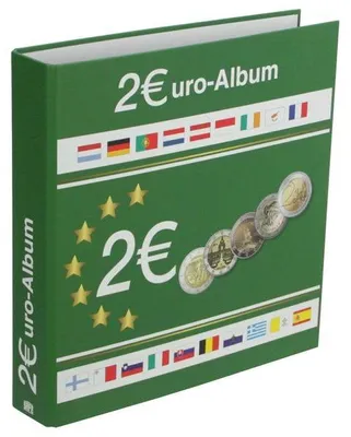 Produktbild von Münzensammelalbum für alle 2 Euromünzen. Für 80 Münzen
