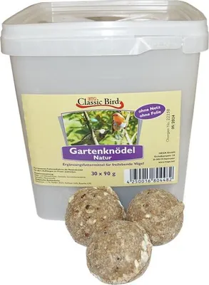 Produktbild von Classic Bird Gartenknödel Natur im Eimer / 30er Pack