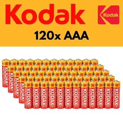 A large quantity of AAA batteries arranged in rows.
