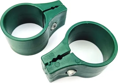 Produktbild von 2x Endschelle 48 mm Zaunpofsten Zäune Pfostenschelle Zaun Pfosten