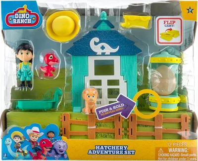 Produktbild von Jazwares DNR0013 Dino Ranch - Medium Spielset (Auf