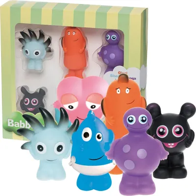 Image de Babblerna Figurines en plastique, GS Mix 6pcs