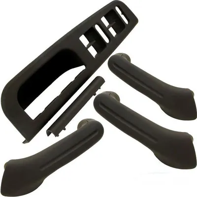 Immagine prodotto di Maniglia della porta / supporto della maniglia interna della porta in nero SET COMPLETO per VW Golf 4 IV /