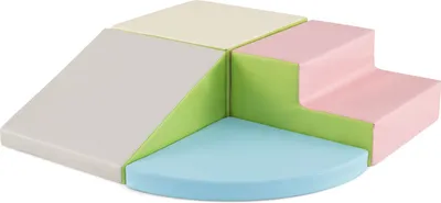 Produktbild von COSWAY Kletter- und Krabbel-Schaumstoffspielset für Säuglinge, weiches Konstruktionsspielzeug-Set für Kleinkinder zur Entwicklung, Spielzeugset