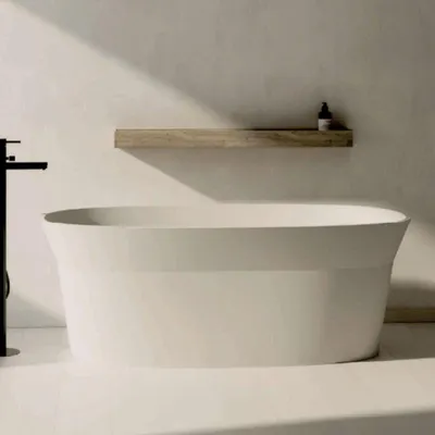 Produktbild von Mineralguss Badewanne ARMONIS Freistehend 155 cm