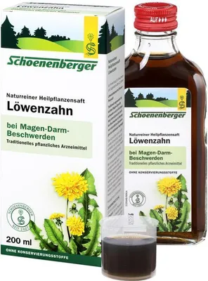Produktbild von Schoenenberger Naturreiner Heilpflanzensaft Lwenzahn 200 ml