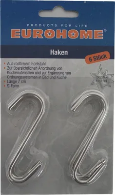 Produktbild von 8er Haken S-Form EUROHOME®