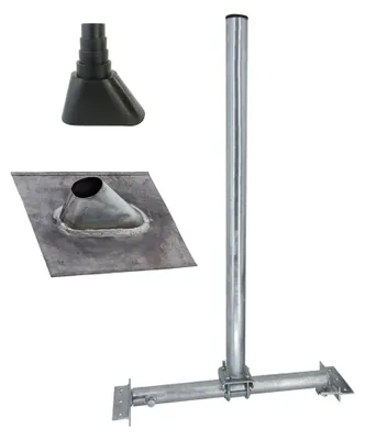 Produktbild von PremiumX SOLID X85-48 Dachsparrenhalter galvanisch verzinkt BLEI Dachziegel