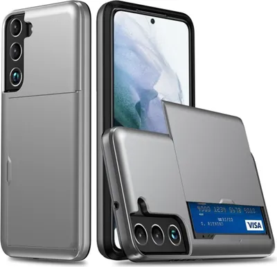 Produktbild von König Design Hülle kompatibel mit Samsung Galaxy S22 Plus 5G Kunststoff Soft Handyhülle - Handy Case Grau