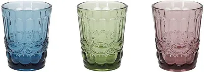 Produktbild von TOGNANA 3er Set Wasserglas Madame, multicolor, 230 ml. Volumen