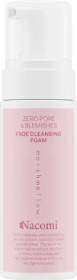 Zdjęcie produktu dla Nacomi Zero Pore & Blemishes Oczyszczająca pianka do twarzy Marshmallow, 150 ml