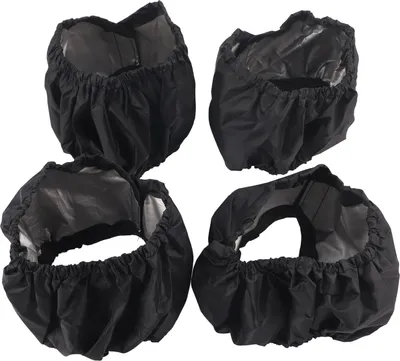 Immagine prodotto di Ruota per passeggino, copertura antipolvere, tessuto Oxford, ruote per passeggino, accessori per passeggino, nero, S