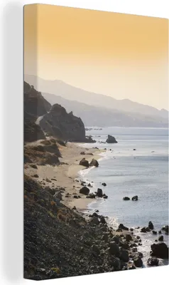 Produktbild von OneMillionCanvasses® - Leinwandbilder - 90x140 cm, Strand - Griechenland - Kreta, Wandbilder Kunstdruck Wanddekoration - Wandschmucke - Schlafzimmer