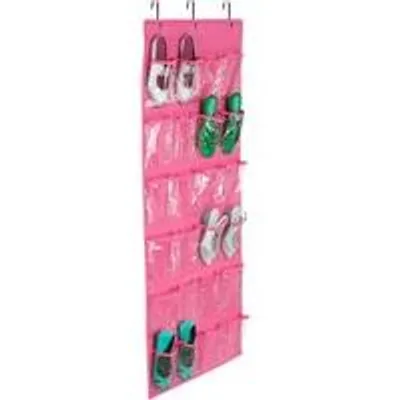 Produktbild von Schuh Organizer - Schuhbox - Schuhablage - 24 Fächer - 150 x 45 cm - Rosa
