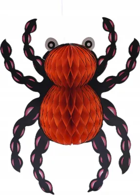 Zdjęcie produktu dla Pająk Wiszący 3D Straszna Dekoracja Halloween Impreza Ozdoba