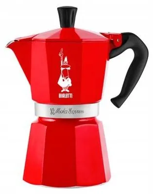 Produktbild von Bialetti Moka Express Nutcracker 6tz Espressokocher Rot