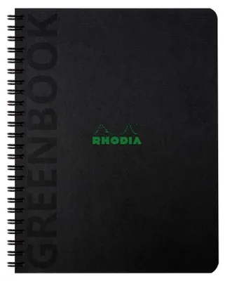 Obrázek produktu pro RHODIA 119934C RHODIA GREENBOOK vysokoškolský blok, DIN A5+, kostkovaný, černý