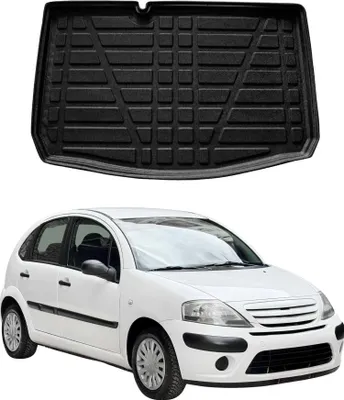 Image de Bac de coffre pour Citroen C3 2002-2009 5 portes caoutchouc TPE noir