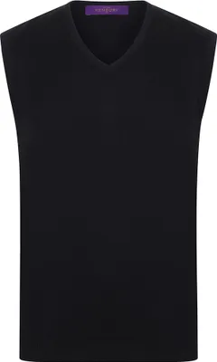 Immagine prodotto di Henbury maglia fine da uomo con scollo a V RW663 (3XLarge) (Nero)