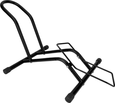 Produktbild von Belle Vous Schwarzer Fahrradständer Boden - Passend für 8-11 cm Breite Fahrradreifen - Tragbarer Fahrradständer Mountainbike & Rennrad - Für den