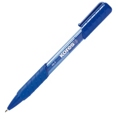 Obrázek produktu pro Kores pero kuličkové K6 trojhranné s gripem 0,7 mm, modré