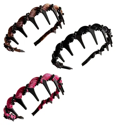 Produktbild von Elegantes, rutschfestes Strass-Haarband im Vintage-Stil für Damen und Mädchen – modisches Braut-Haaraccessoire