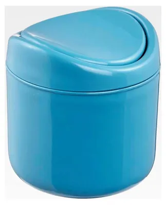 Produktbild von -Abfalleimer mit Schwingdeckel, 1,3 l, Tischmülleimer, Blau