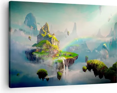 Produktbild von Bild auf Leinwand - Leinwandbild - Abstraktion Natur - 70x50cm - Wand Bild - Wanddeko - Wandbilder - Leinwanddruck - Bilder - Kunstdruck - Wanddekoration - Leinwand bilder - Wandkunst - AA70x50-3469