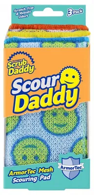 Produktbild von Scrub Daddy Scour Daddy Reinigungsschwamm 3 Stück strapazierfähig