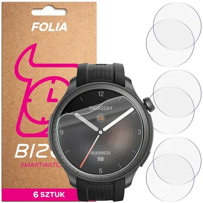 Produktbild von 6x Schutzfolie für den Bildschirm für Amazfit Balance, Bizon Watch HydroFlex