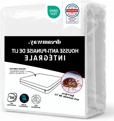 Zdjęcie produktu dla Ochraniacz na materac - Wodoodporny i oddychający - 160 x 200 cm - Biały