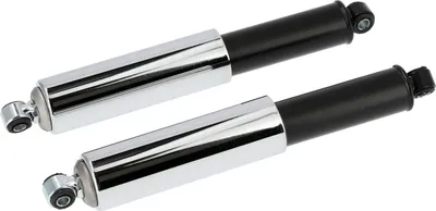 Produktbild von Set: Federbeine vorn, Tuning, 285mm, schwarz und Chromhülse - Simson KR51 Schwalbe, SR4-2, SR4,3, SR4-4