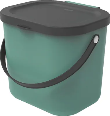Immagine prodotto di ROTHO Albula cestino per rifiuti 6 litri 23,5x20x20,8cm verde vischio
