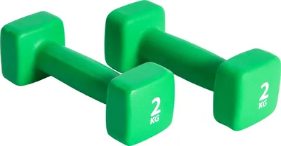 Produktbild von Pure2Improve Neoprenhanteln, 2x 2.0kg - grün