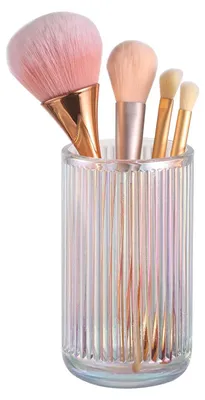 Produktbild von Kristall Make-up Pinselhalter für Badezimmer und Schreibtisch