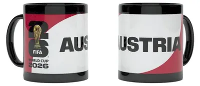 Produktbild von Tasse mit Ländermotiv Österreich WM 26
