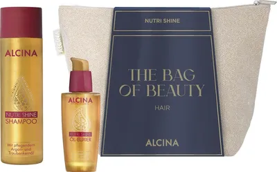 Produktbild von Alcina Geschenkset Nutri Shine - Shampoo 250 ml + Öl-Elixier 50 ml