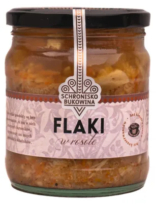 Image de Soupe de nouilles (flaki) au bouillon, 420 ml - Schronisko Bukowina