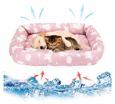 Produktbild von Kühlmatte für Haustiere, selbstkühlende Decke für den Sommer, waschbares Kühlpad für Katzen, Hamster, Chinchillas und Meerschweinchen
