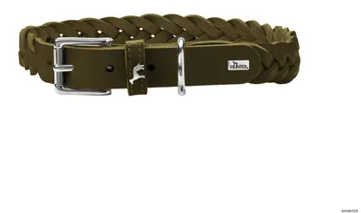Produktbild von HUNTER Halsband Solid Education Special S-M (50), oliv